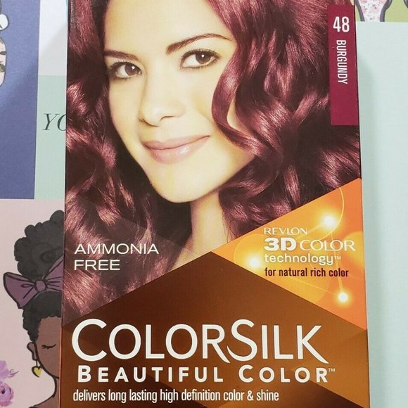 Revlon #48 Burgundy Colorsilk Permanent Hair Color - Picture 1 of 3